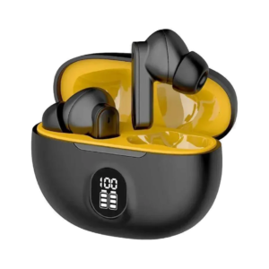 Black Long-Lasting Battery With Fast Charge Earbuds