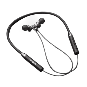 Lenovo Bluetooth Neckband Black Noise Cancelling Wireless