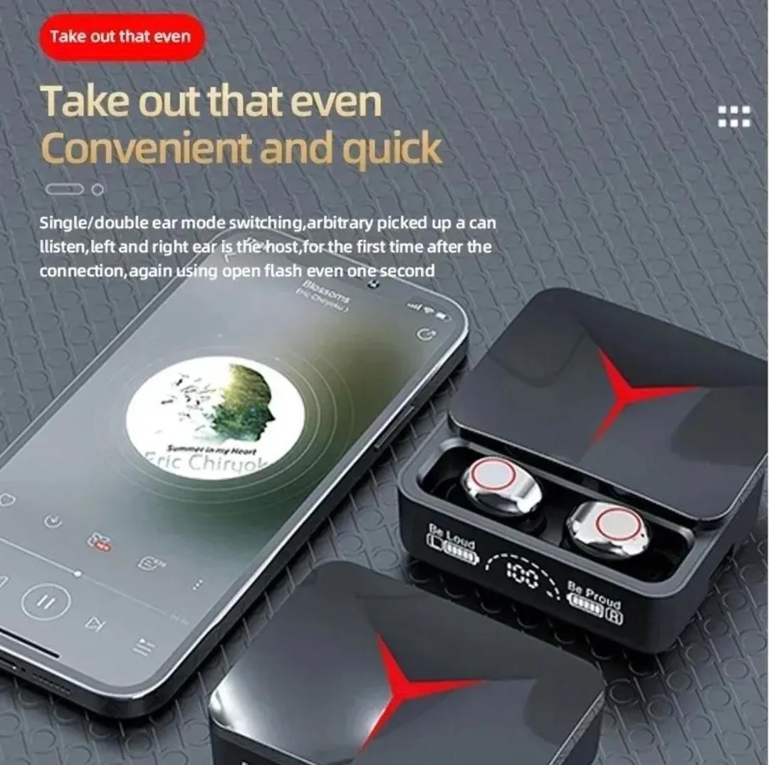 Powerful Gaming TWS Wireless Earbuds Model 90 - 1100mAh Battery Edition - Image 3
