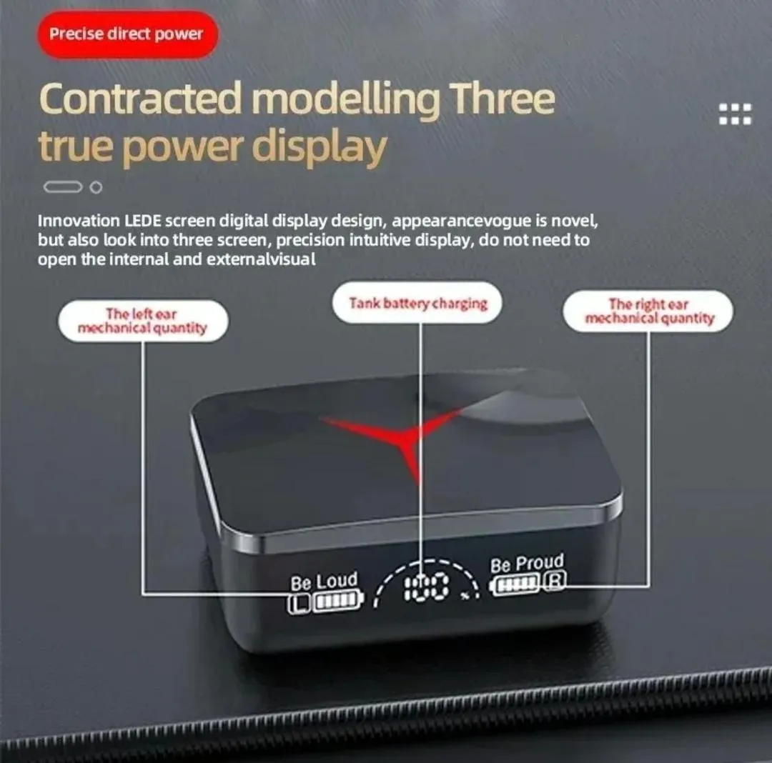 Powerful Gaming TWS Wireless Earbuds Model 90 - 1100mAh Battery Edition - Image 5