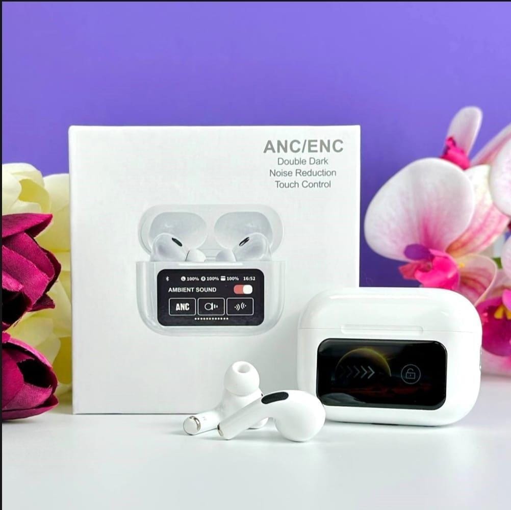 Touch Screen Wireless Earbuds Bluetooth 5.2 Noise Cancelling