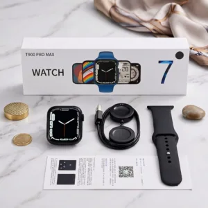 Amazing T900 Pro Max Smart Watch Black Edition - Sleek Design & Long Battery Life