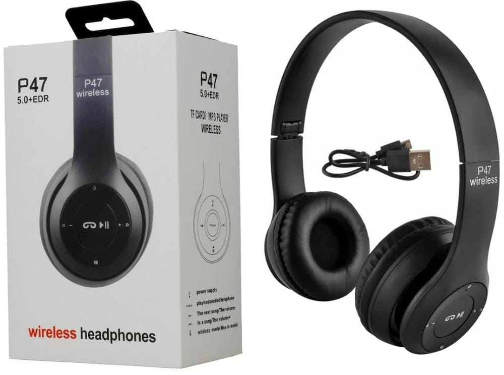 Premium Wireless Stereo Foldable Headphones - High-Fidelity Over-Ear Audio - Image 3