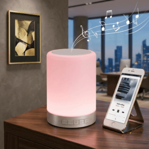 Touch Lamp Bluetooth Speaker - Multicolor Night Light & Wireless Music Player