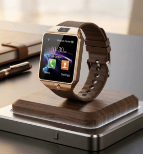 Water-Resistant Bluetooth Smartwatch - AMOLED Display with SIM & Memory Slot
