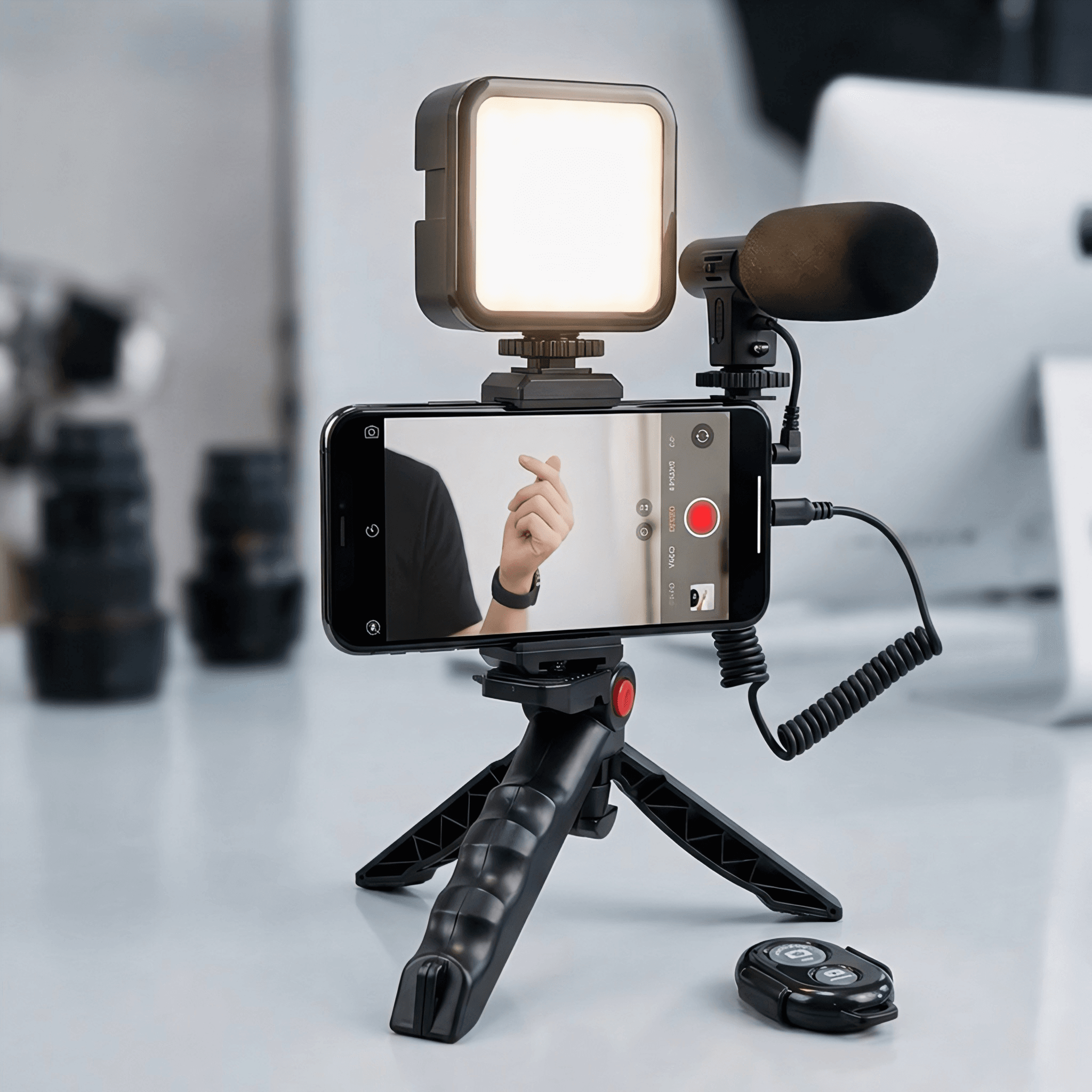 1 Best Portable Tripod Stand for Vlogging - Amazing 6500K LED Kit - Image 2