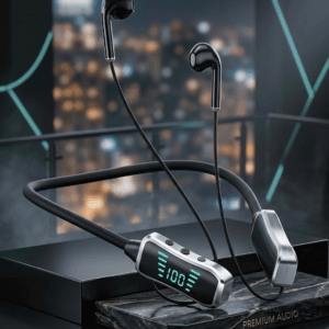 Premium Geman Wireless Neckband Headset - High-Speed Fast Charge Audio