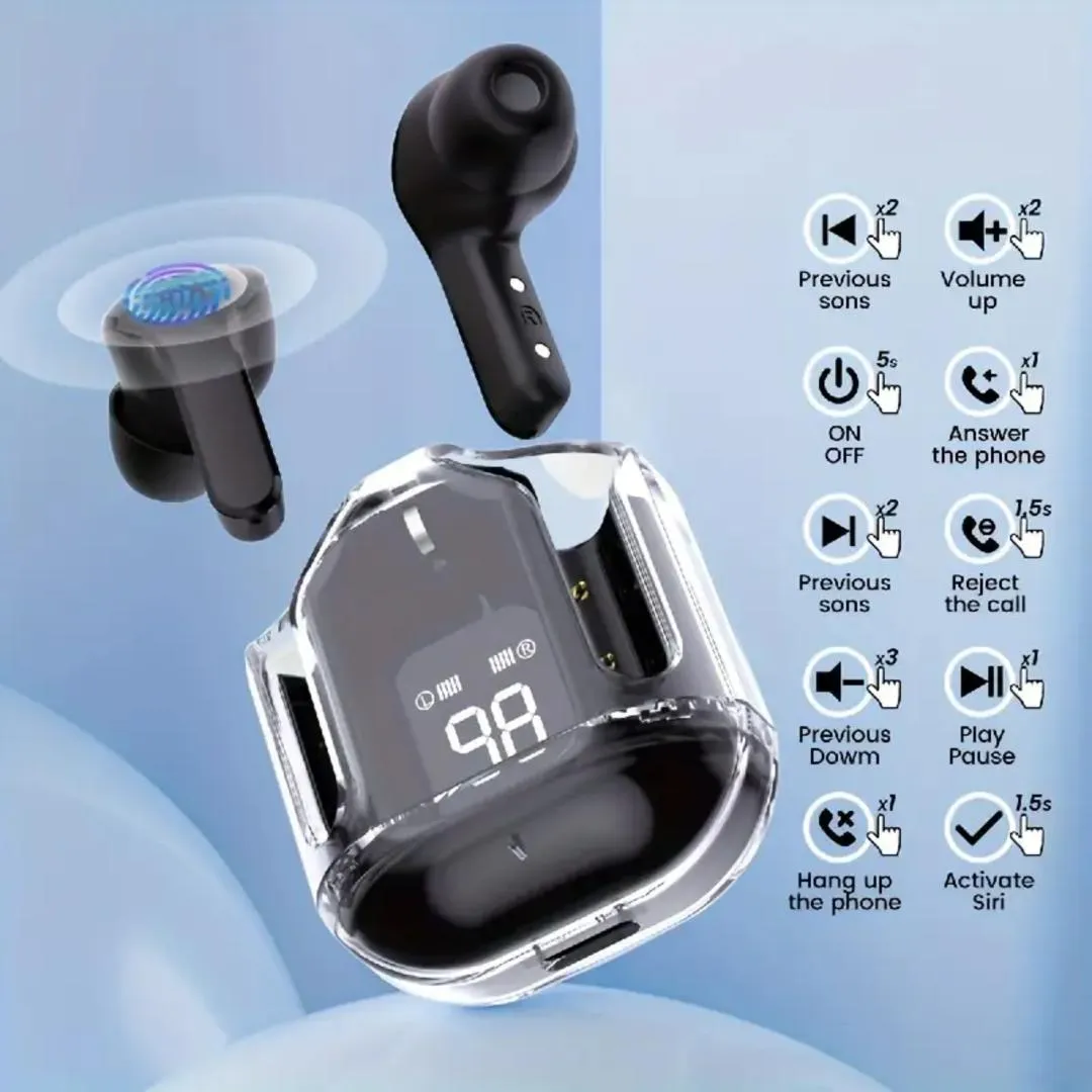 Wireless Air31 Earbuds with Bass & Digital Display - Image 4
