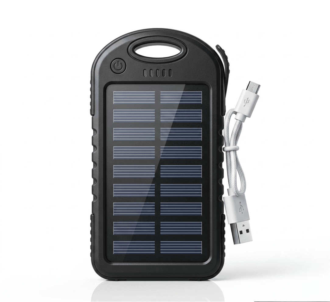 Ultimate 10000mAh Solar Power Bank: Dual USB Fast Charging Portable Charger