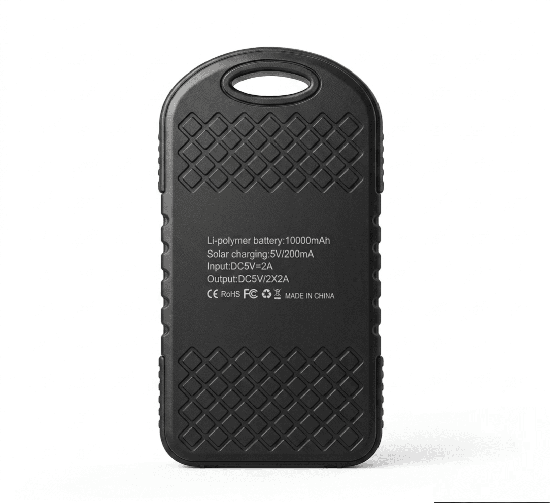 Ultimate 10000mAh Solar Power Bank: Dual USB Fast Charging Portable Charger - Image 2