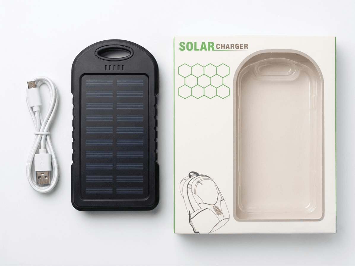 Ultimate 10000mAh Solar Power Bank: Dual USB Fast Charging Portable Charger - Image 3