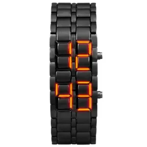 Exclusive Men’s Japanese Faceless LED Lava Wrist Watch – 2026 Samurai Edition 🥷🔥
